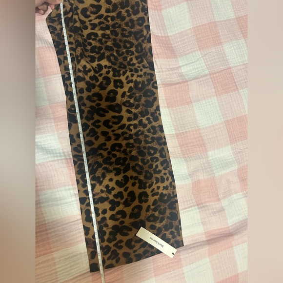 Reformation Petites Vida Low Rise Pant 0P Jaguar Cheetah Leopard - Picture 9 of 11